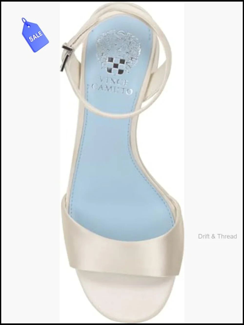 Platform Sandals with Block Heel and Ankle Strap